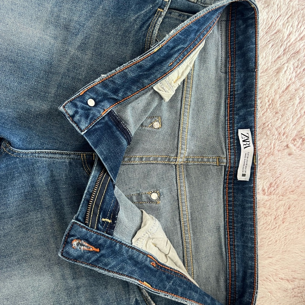 Zara Blue Slim Denim Jeans